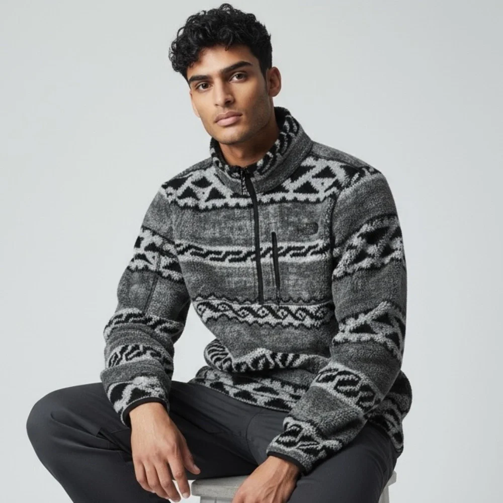 The North Face - The Gordon Lyons - Half Zip - Aztec or Tribal Inspired - Size S